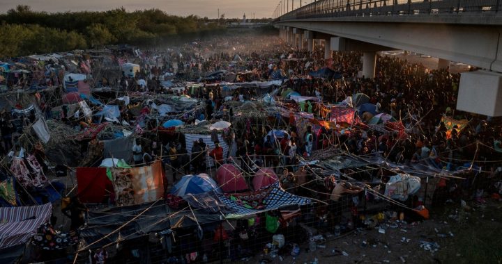 Texas county to sue Biden over 30K Haitian migrants crossing border